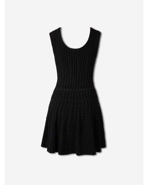Alaïa Black Mini Knit Dress