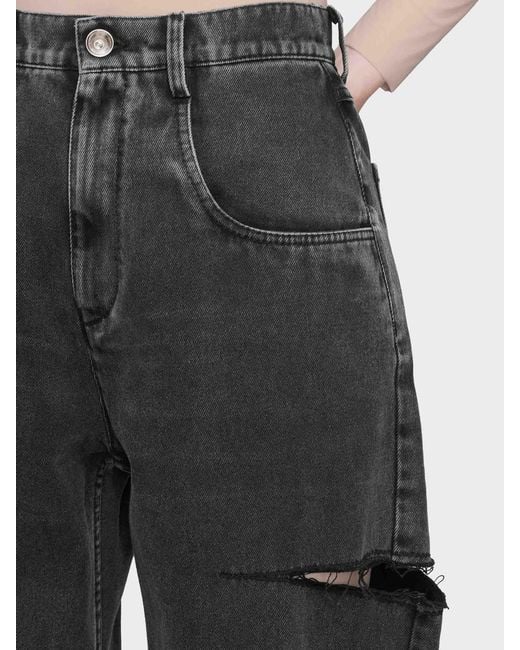 Maison Margiela Black Jeans Cut