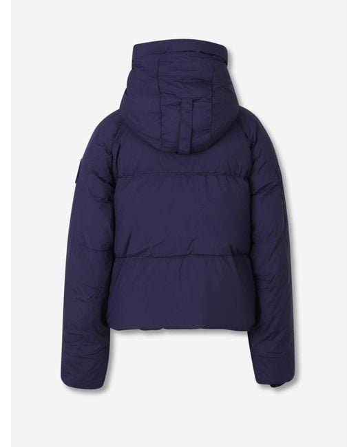 Canada Goose Blue Technical Short Down Jacket