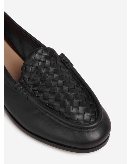 Bottega Veneta White Silenzio Moccasins for men