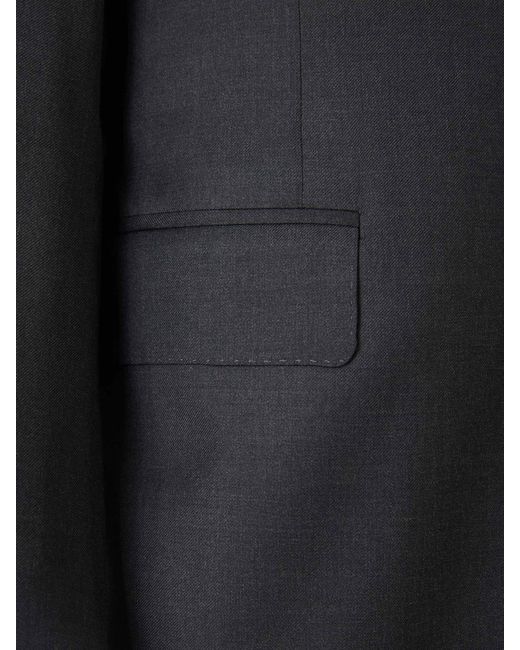 Canali Black Wool Suit for men