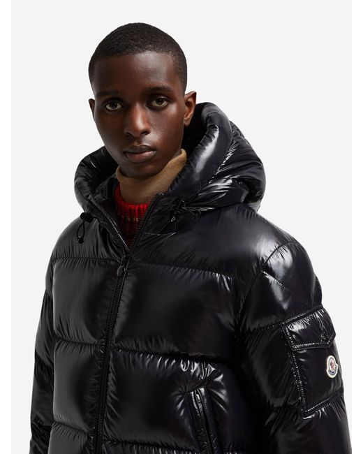 Chaqueta Plumifero Moncler de hombre de color Negro Lyst