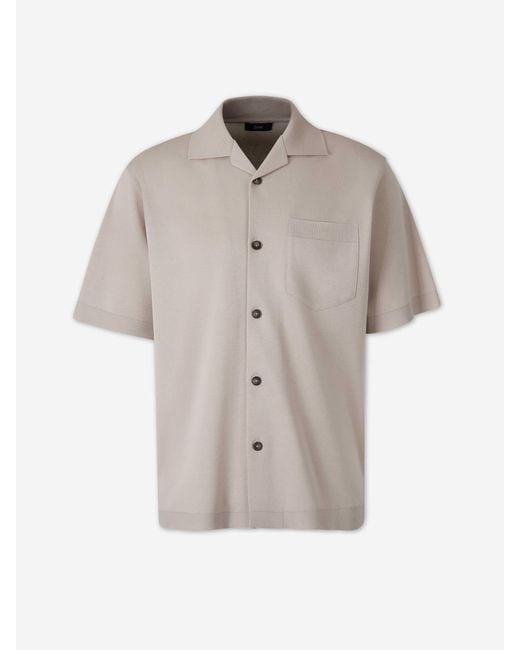 Herno Natural Knit Shirt for men