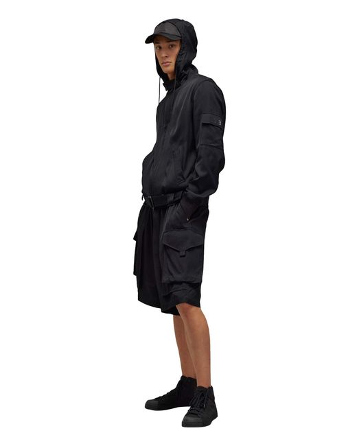 Y-3 Kapuzenpullover Aus Viskose in Black für Herren