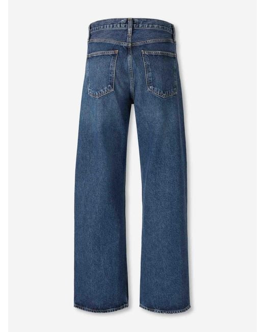 Agolde Blue 90's Straight Jeans