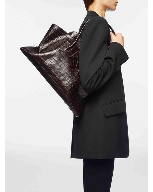 The Attico Brown La Passeggiata Medium Bag