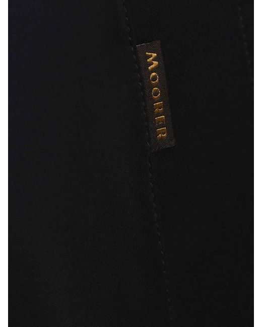 Moorer Blue Technical Trench Coat for men