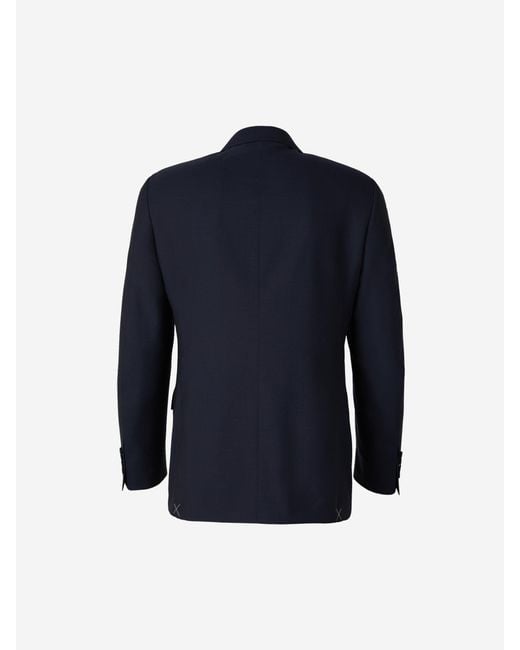 Canali Blue Wool Suit for men