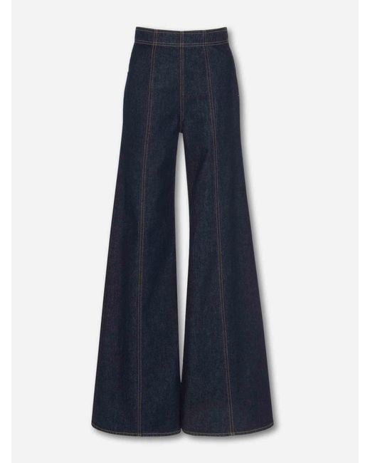 Ulla Johnson Blue Flared Jeans