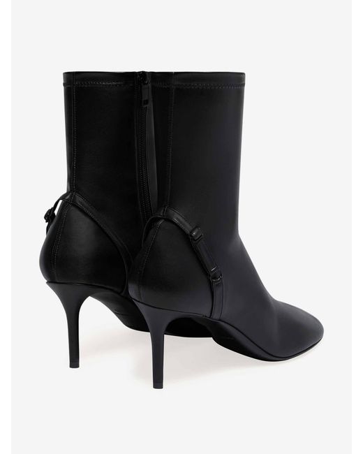Courreges Black Ankle Boots