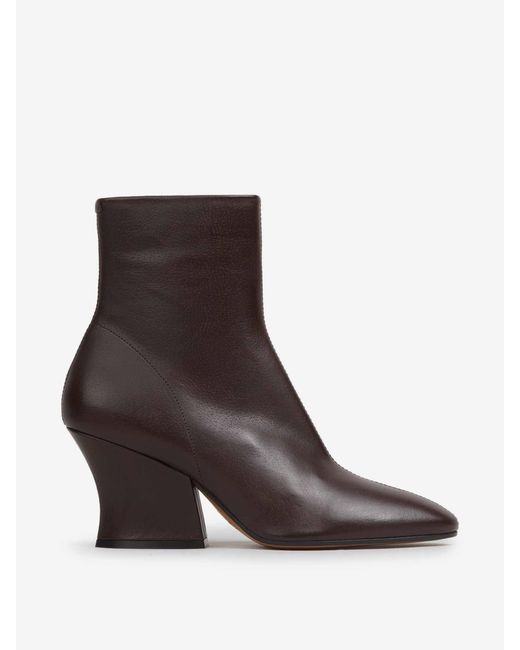 Jil Sander Brown Leather Boots