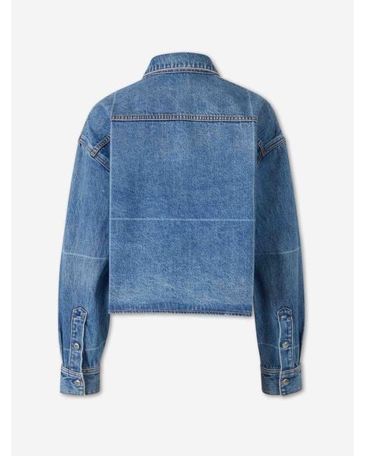 Chaqueta Denim Algodón Alexander Wang de color Blue