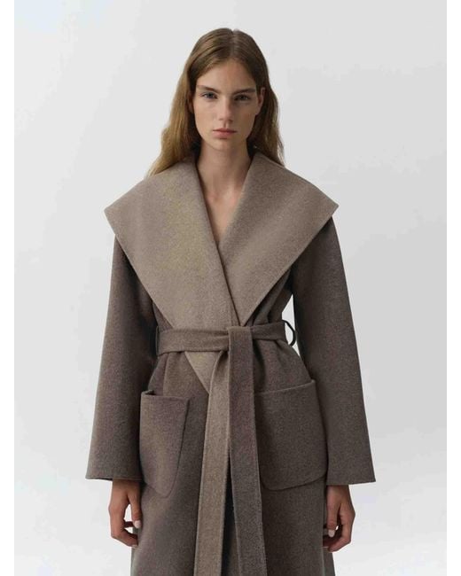 Jonathan Simkhai Brown Allura Long Coat