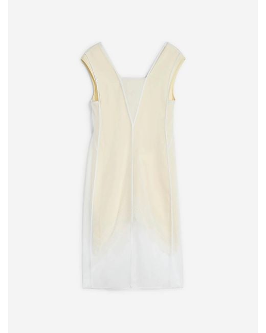Vestito Midi Organza di Jil Sander in White
