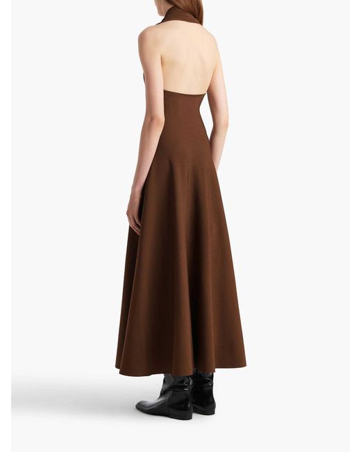 Khaite Natural Midi-Kleid Melina