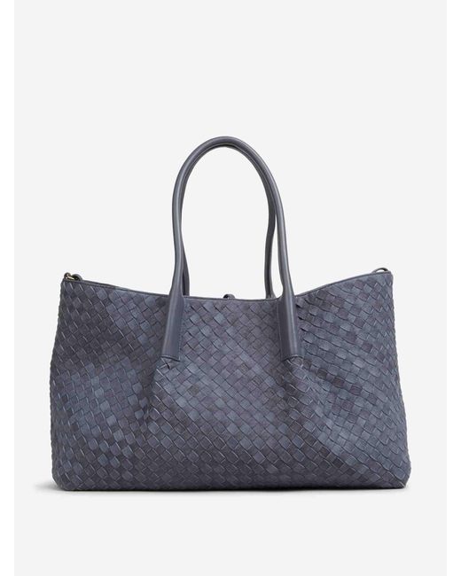 Bottega Veneta Blue Pinacoteca Handbag