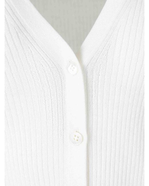 Dorothee Schumacher White Refined Essentials Cardigan
