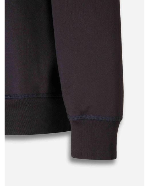 Ganni Black Crew Neck Sweatshirt