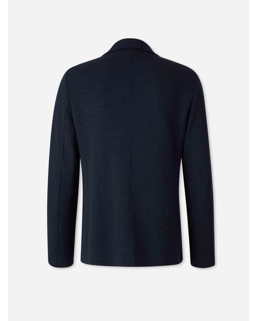 Harris Wharf London Blue Blazer Straight Wool for men