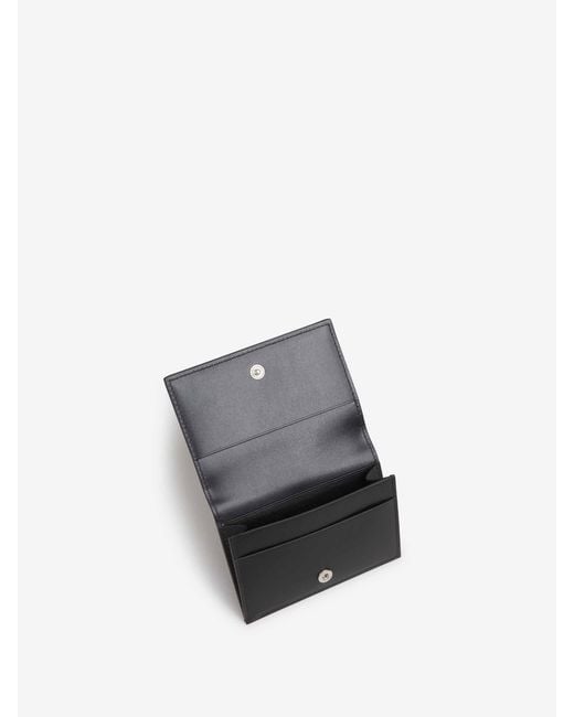 Jil Sander White Leather Card Holder for men