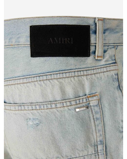 Amiri Blue Straight Flare Jeans for men