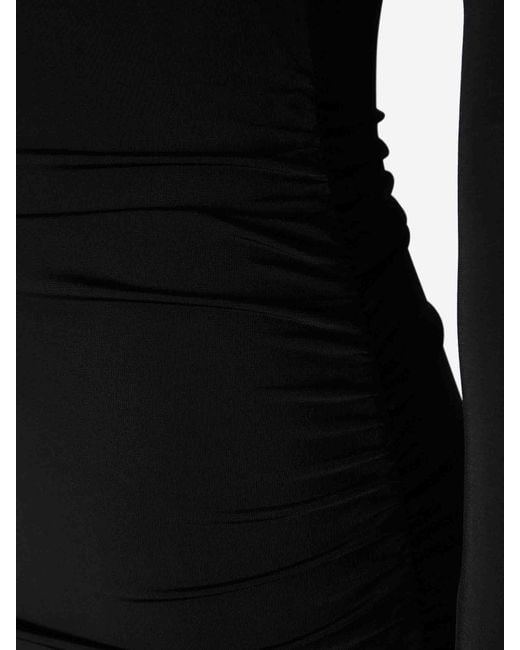 Abito Midi Second Skin di Off-White c/o Virgil Abloh in Black