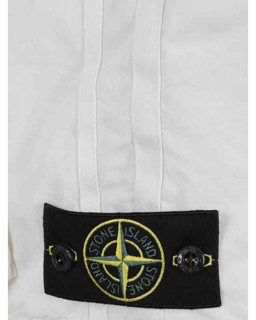 Chaleco Bolsillos Stone Island de hombre de color White