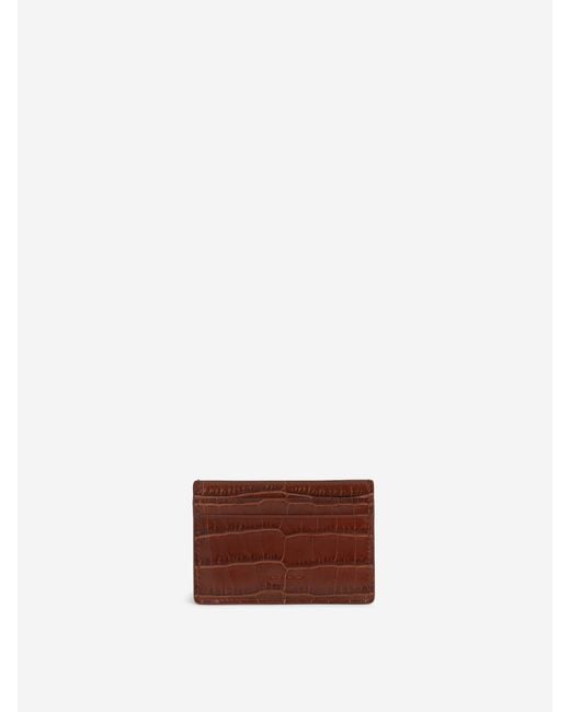 Tom Ford White Leather Cardholder for men