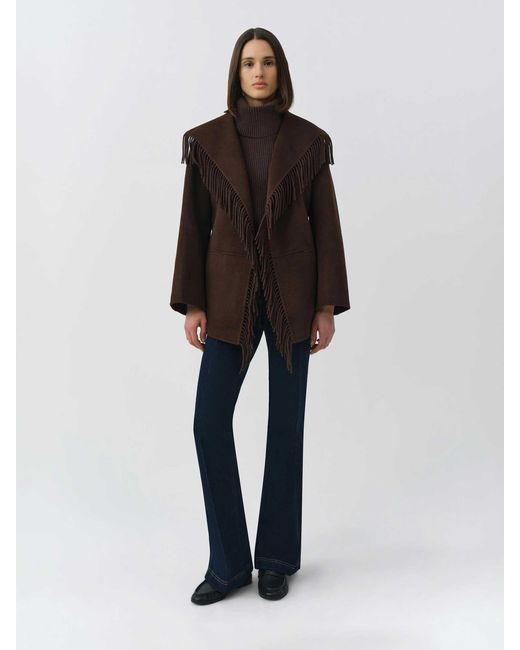 Jonathan Simkhai Brown Rowen Short Coat