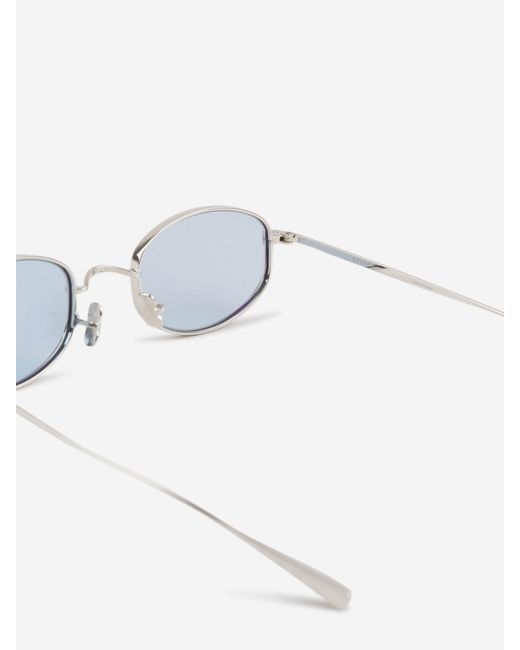 Eyevan 7285 White Thompson Sunglasses for men