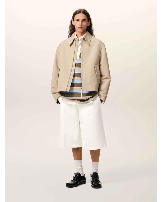 Bermudas Anchas AMI de hombre de color White