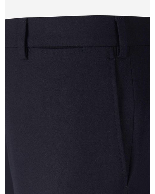 Marco Pescarolo Blue Cashmere Dressy Pants for men