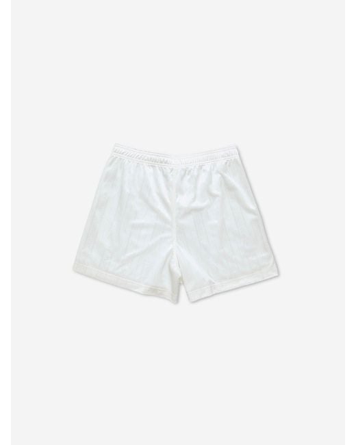 Acne White Technical Bermuda Shorts for men