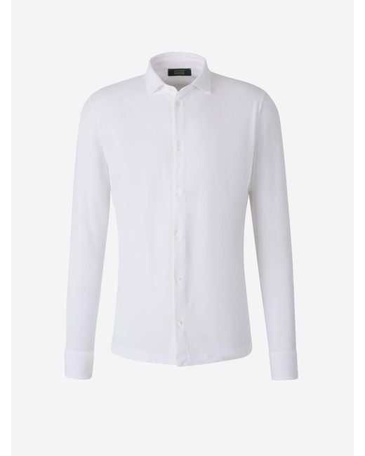 Camicia di Zanone in White da Uomo