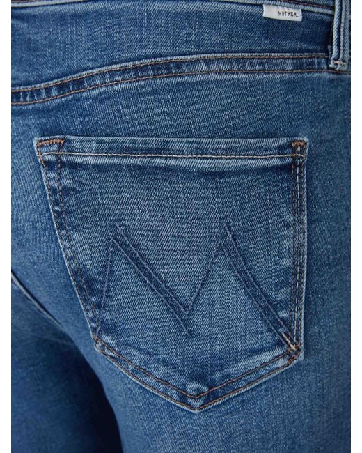 Mother Blue Flared Doozy Jeans
