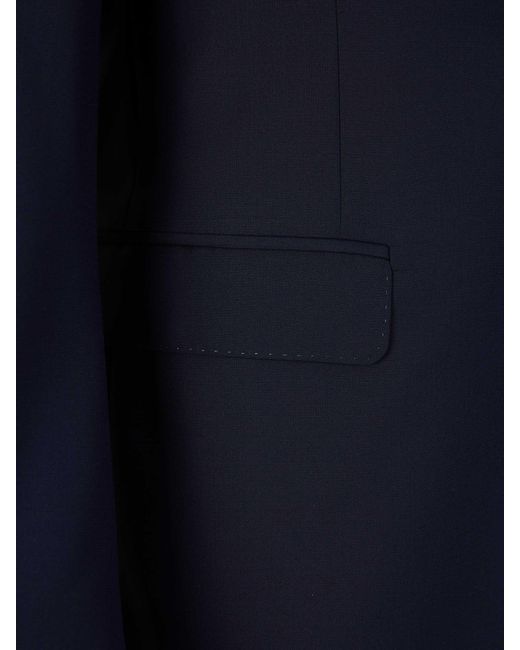 Canali Blue Milano Wool Suit for men
