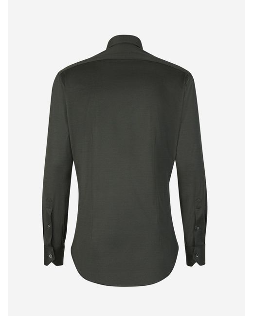 Camisa Micro Punto Fray de hombre de color Black