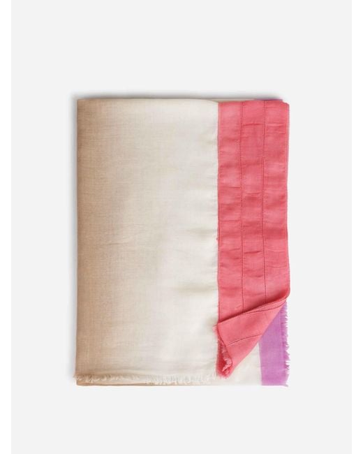 CASHÀ Pink Oleandro Scarf