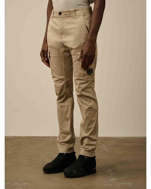 Pantalones Cargo Algodón C P Company de hombre de color Natural