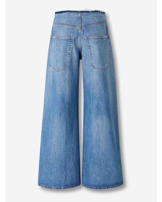 Alexander Wang Blue Wide Surge Jeans