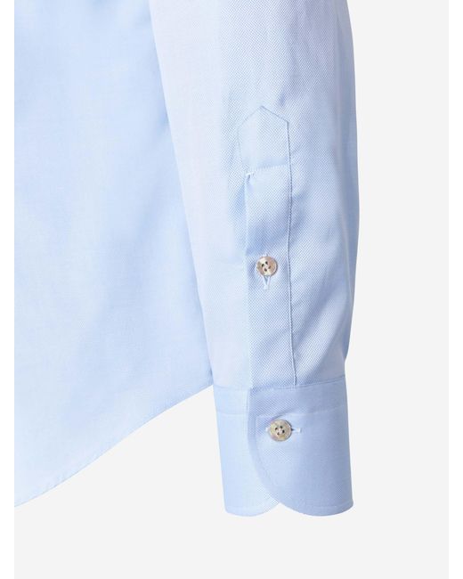 Santa Eulalia Blue Royal Oxford Shirt for men