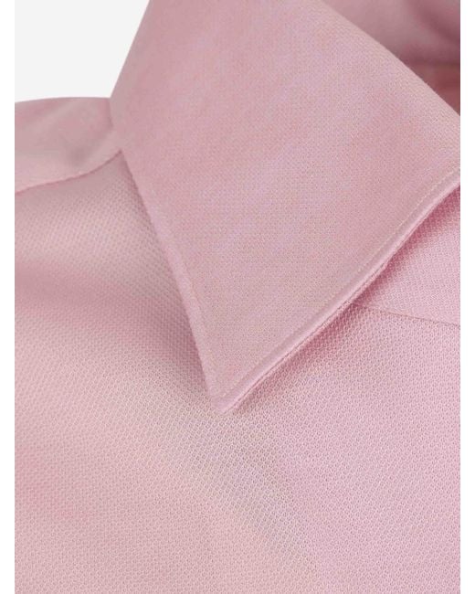 Fray Pink Long Sleeve Shirt for men