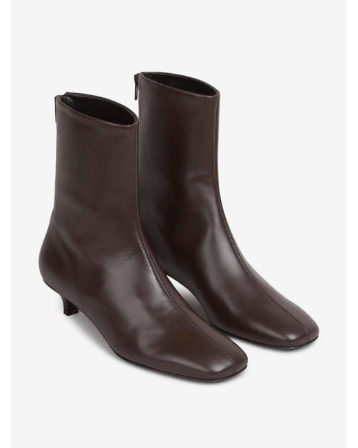 Totême Brown Napa Booties