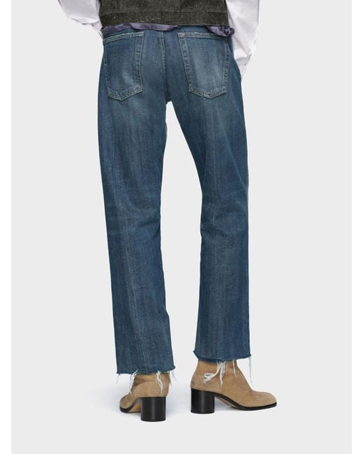 Maison Margiela Blue Straight Jeans for men
