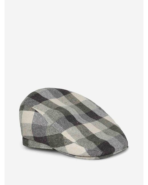 Lock & Hatters Gray Grosvenor Cap for men