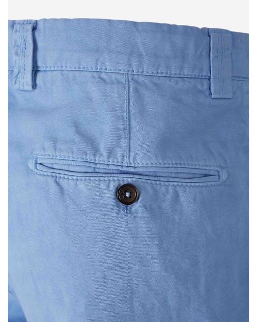 Santa Eulalia Blue Straight Leg Trousers for men