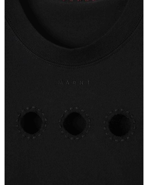 Marni Black Top Cut Outs