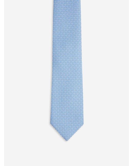 Marinella Blue Floral Silk Tie for men