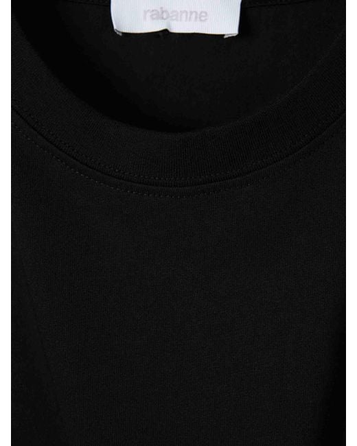 Rabanne Black Short Sleeve T-Shirt