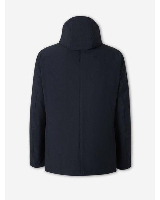Herno Blue Blazer Efect Coat for men